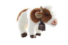 Uni-Toys Plišasta krava z zvoncem