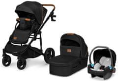 Lionelo MARI TOUR 3IN1 2023 kombinirani otroški voziček, črn