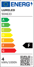 LUMILED LED žarnica G4 CAPSULE 4W = 30W 380lm 4000K Nevtralno bela 360°