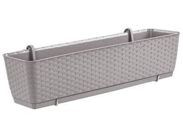 nabbi DRL600PW plastični balkonski lonec 59 cm