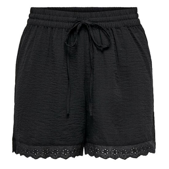 Jacqueline de Yong Ženske kratke hlače JDYRACHEL Regular Fit 15295675 Black