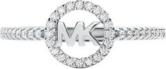 Michael Kors Luksuzni srebrni prstan s cirkoni MKC1250AN040 (Obseg 51 mm)