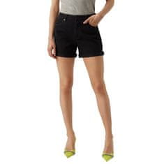Vero Moda Ženske kratke hlače VMZURI Loose Fit 10279493 Black (Velikost M)