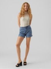 Vero Moda Ženske kratke hlače VMZURI Loose Fit 10279493 Medium Blue Denim (Velikost M)