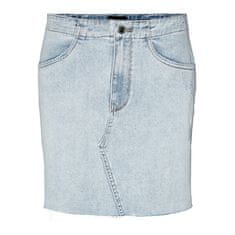 Vero Moda Žensko krilo VMROSIE 10282620 Light Blue Denim (Velikost XL)