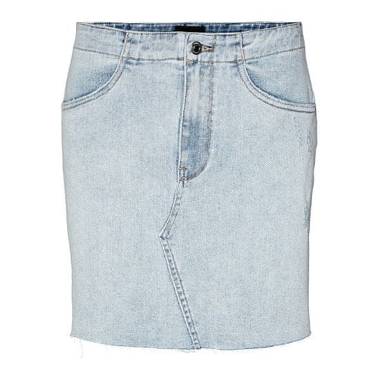 Vero Moda Žensko krilo VMROSIE 10282620 Light Blue Denim