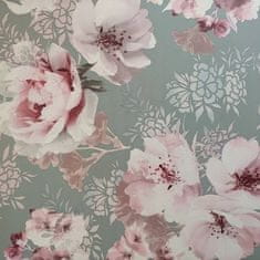 shumee Papirnate tapete z rožicami 10m