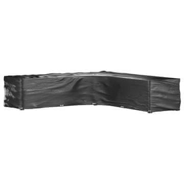 Vidaxl Prevleka za vrtno pohištvo L oblike 20 obročkov 300x300x70 cm