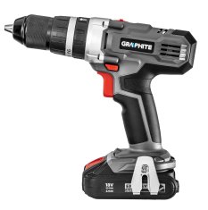 slomart Graphite 58G010 akumulatorski vrtalnik-vijačnik z udarom 18V, 13 mm
