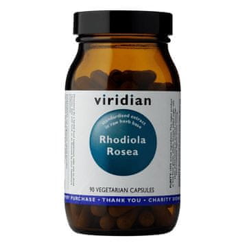 VIRIDIAN nutrition Viridian Rhodiola Rosea, 90 kapsul