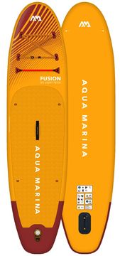 Aqua Marina Fusion BT-23FUP napihljiv sup z veslom, oranžno-rdeč