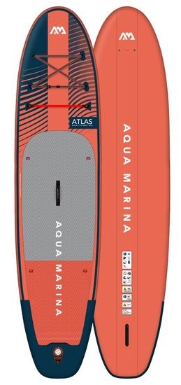 Aqua Marina Atlas BT-23ATP napihljiv sup z veslom, oranžno-moder