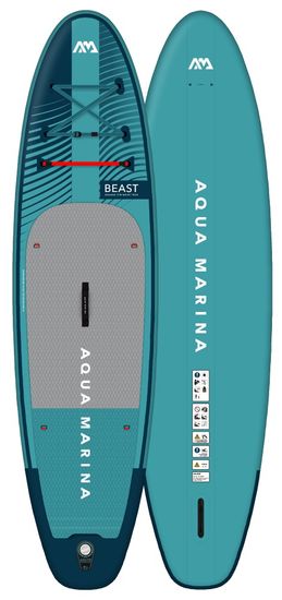 Aqua Marina Beast BT-23BEP napihljiv sup z veslom, moder