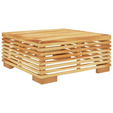 Vidaxl Vrtna klubska mizica 69,5x69,5x31 cm trdna tikovina