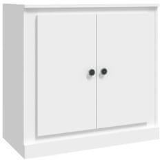 Vidaxl Komoda bela 70x35,5x67,5 cm inženirski les