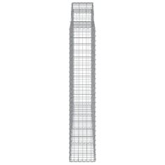 Vidaxl Obokane gabion košare 13kosov 200x30x160/180cm pocinkano železo
