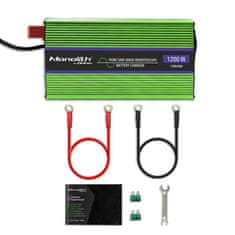 Qoltec Monolith pretvornik napetosti | polnjenje baterij | UPS | 600 W | 1200 W | 12 V do 230 V | čisti sinus
