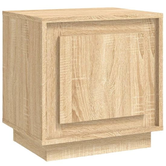 Vidaxl Nočna omarica sonoma hrast 44x35x45 cm inženirski les