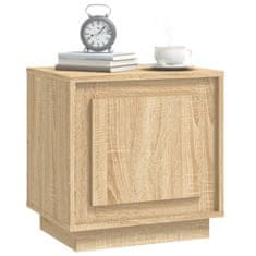 Vidaxl Nočna omarica sonoma hrast 44x35x45 cm inženirski les
