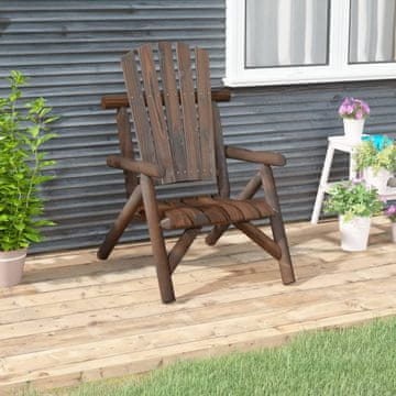 Vidaxl vidaXL Vrtni stol, 68x86x103 cm, smrekov les