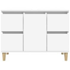 Vidaxl Omarica za umivalnik bela 80x33x60 cm inženirski les