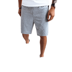 Dstreet Moška trenirka kratke hlače BRUNO sive barve sx2279 M