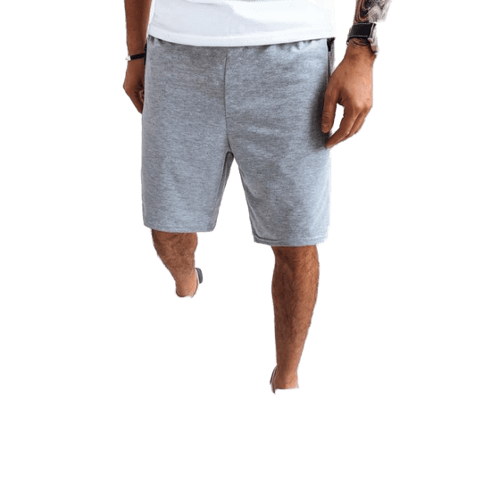 Dstreet Moška trenirka kratke hlače BRUNO sive barve sx2279