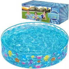 Bestway Otroški trdni bazen Morski svet 122x25 cm BESTWAY 55028