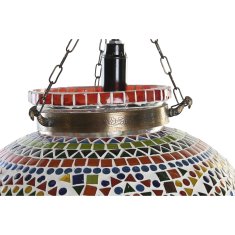 DKD Home Decor Stropna svetilka DKD Home Decor Crystal Multicolor 25 W 29 x 29 x 29 cm (2 enoti)