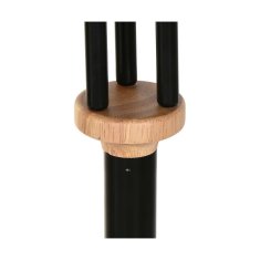 DKD Home Decor Stojalo za klobuke DKD Home Decor Black Metal Wood (30 x 30 x 177 cm)