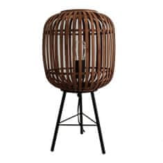 Versa Namizna svetilka Versa Brown Metal Cloth Bamboo (25 x 50 x 25 cm)