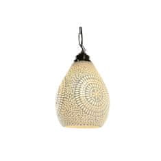 DKD Home Decor Stropna svetilka DKD Home Decor Crystal Metal White 25 W (22 x 22 x 33 cm)