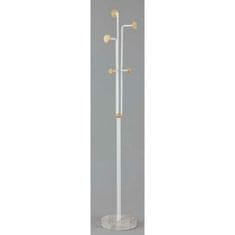 DKD Home Decor Stojalo za klobuke DKD Home Decor Natural Metal Wood White (1 x 1 x 177 cm)