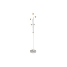 DKD Home Decor Stojalo za klobuke DKD Home Decor Natural Metal Wood White (1 x 1 x 177 cm)