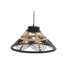 DKD Home Decor Stropna svetilka DKD Home Decor Rattan Bicoloured 50 W (41 x 41 x 21 cm)