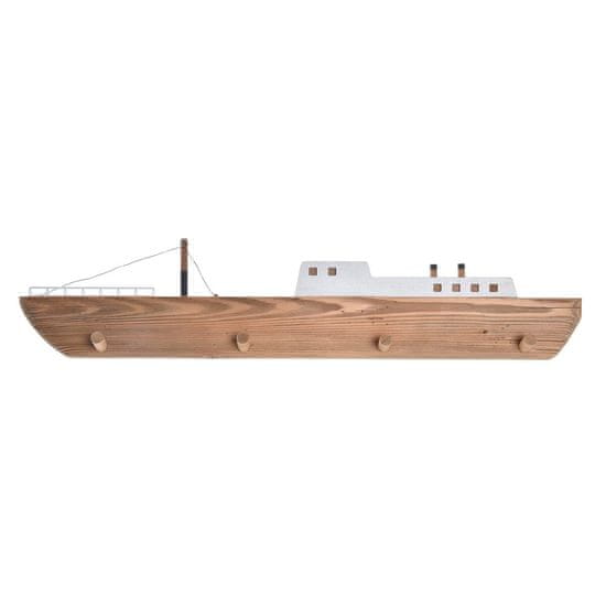 DKD Home Decor Stenski obešalnik DKD Home Decor 91 x 8,5 x 20 cm Naravni les Barco