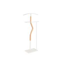DKD Home Decor Stojalo za klobuke DKD Home Decor Naravni les Jeklo Bela (48 x 20 x 106,5 cm)