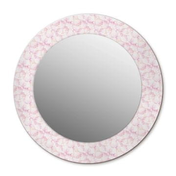 tulup.si Okroglo okrasno ogledalo Cvetni listi cvetov