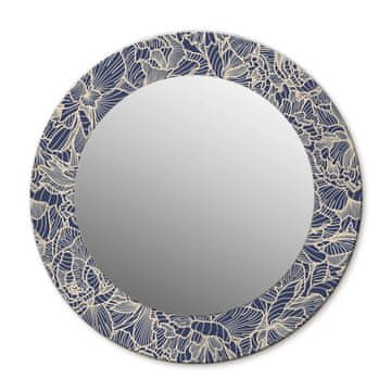 tulup.si Okroglo okrasno ogledalo Cvetje