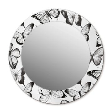 tulup.si Okroglo okrasno ogledalo Metulj