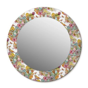 tulup.si Okroglo stensko okrasno ogledalo Sanje o deželi pravljic