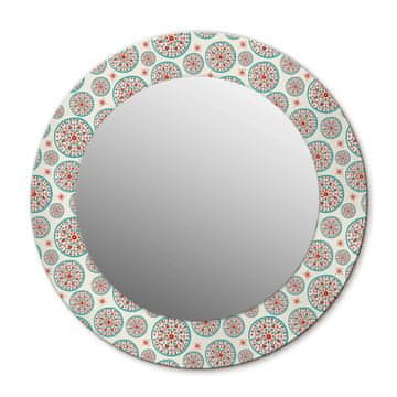 tulup.si Okroglo okrasno ogledalo Boho vzorec