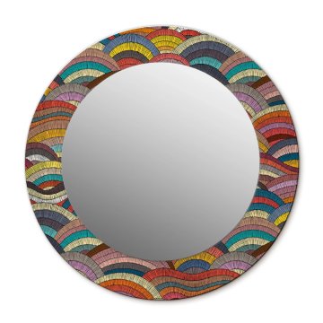 tulup.si Okroglo okrasno ogledalo Bohemični okras