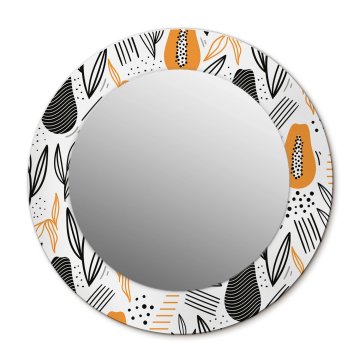 tulup.si Okroglo okrasno ogledalo Papai vzorec
