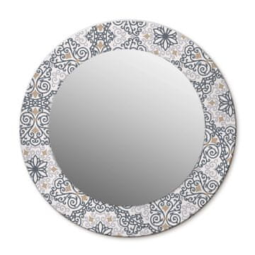 tulup.si Okroglo stensko okrasno ogledalo Geometrijski okraski