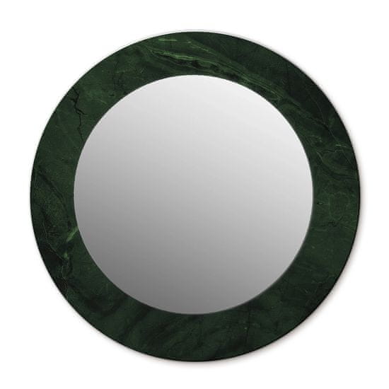 tulup.si Okroglo stensko okrasno ogledalo Zeleni marmor