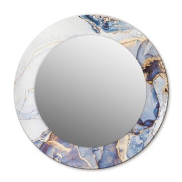 tulup.si Okroglo stensko okrasno ogledalo Abstraktna tekoča umetnost