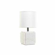 DKD Home Decor Namizna svetilka DKD Home Decor Beli poliester Kovina Marmor 220 V Zlata 50 W (20 x 20 x 34 cm)