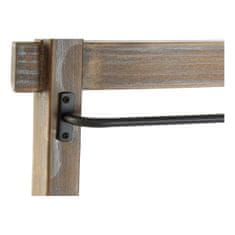 DKD Home Decor Stojalo za plašče DKD Home Decor Les Kovina (46 x 9 x 1 cm)