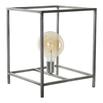 DKD Home Decor Namizna svetilka DKD Home Decor Metal Dark Grey (33 x 33 x 40 cm)